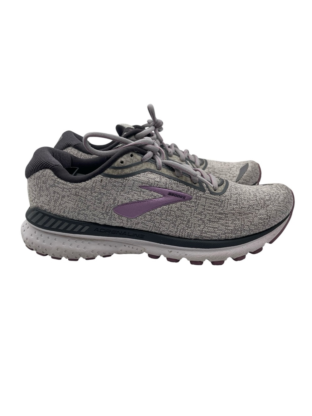 BROOKS Adrenaline GTS 20 Running Shoes Womens Size 9.5 Gray Purple